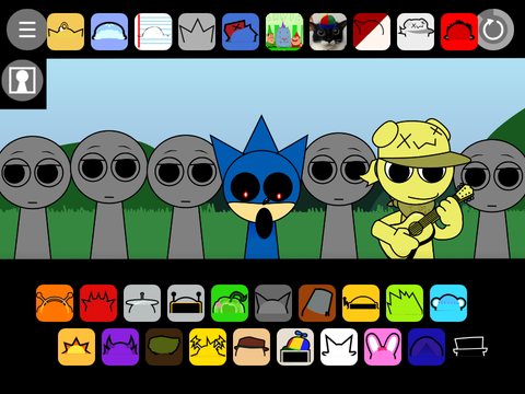 Screenshot from Sprunki Kid Friendly